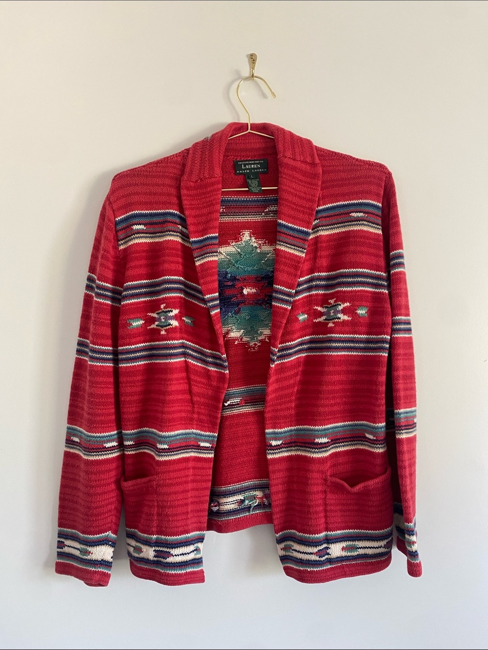 🧶 RL Hand knit South West Sweater